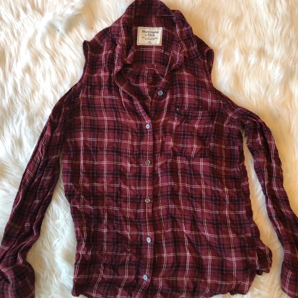 Abercrombie & Fitch Flannel Tank Top Flannel